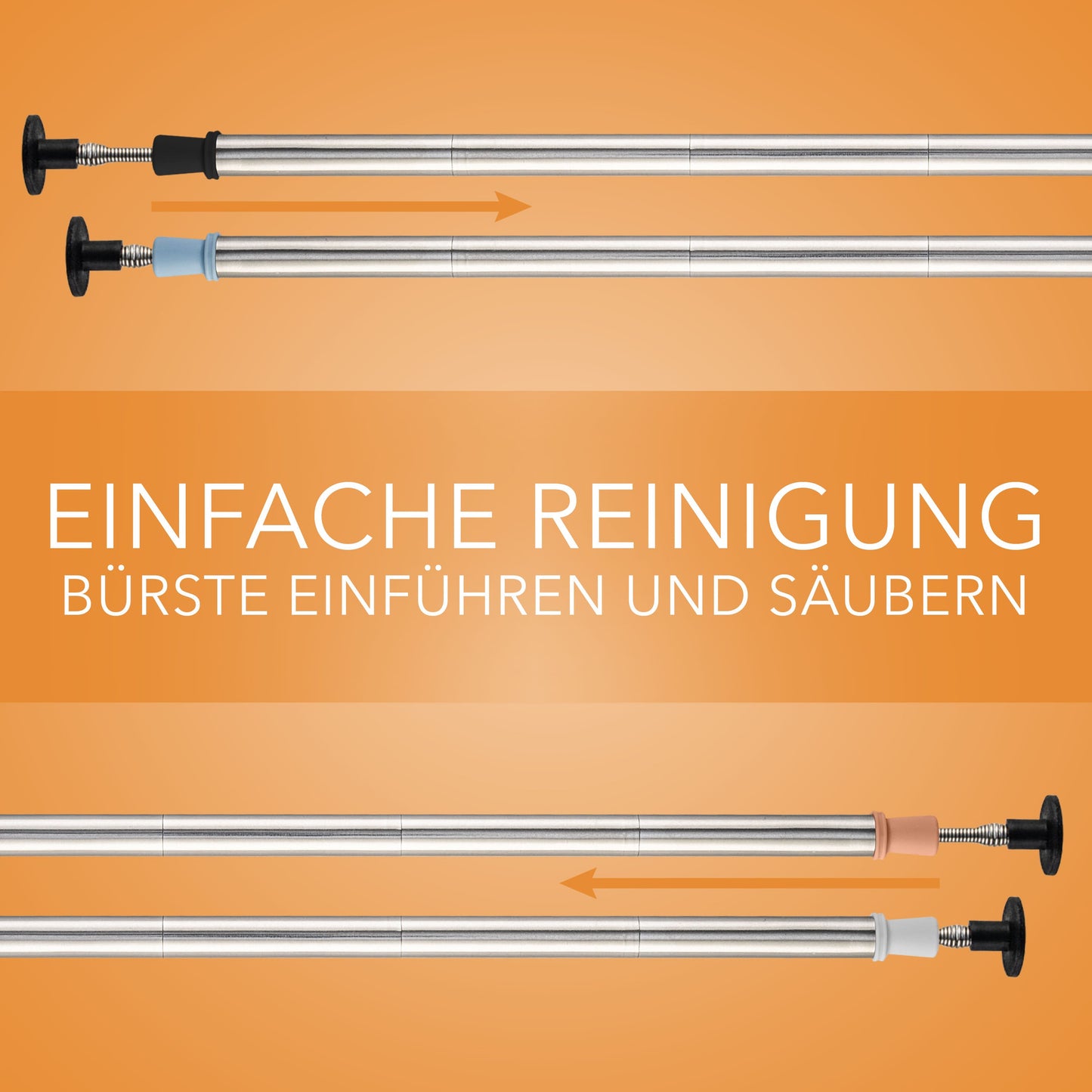 Praktische Trinkhalme aus Edelstahl und Silikon für jeden Anlass