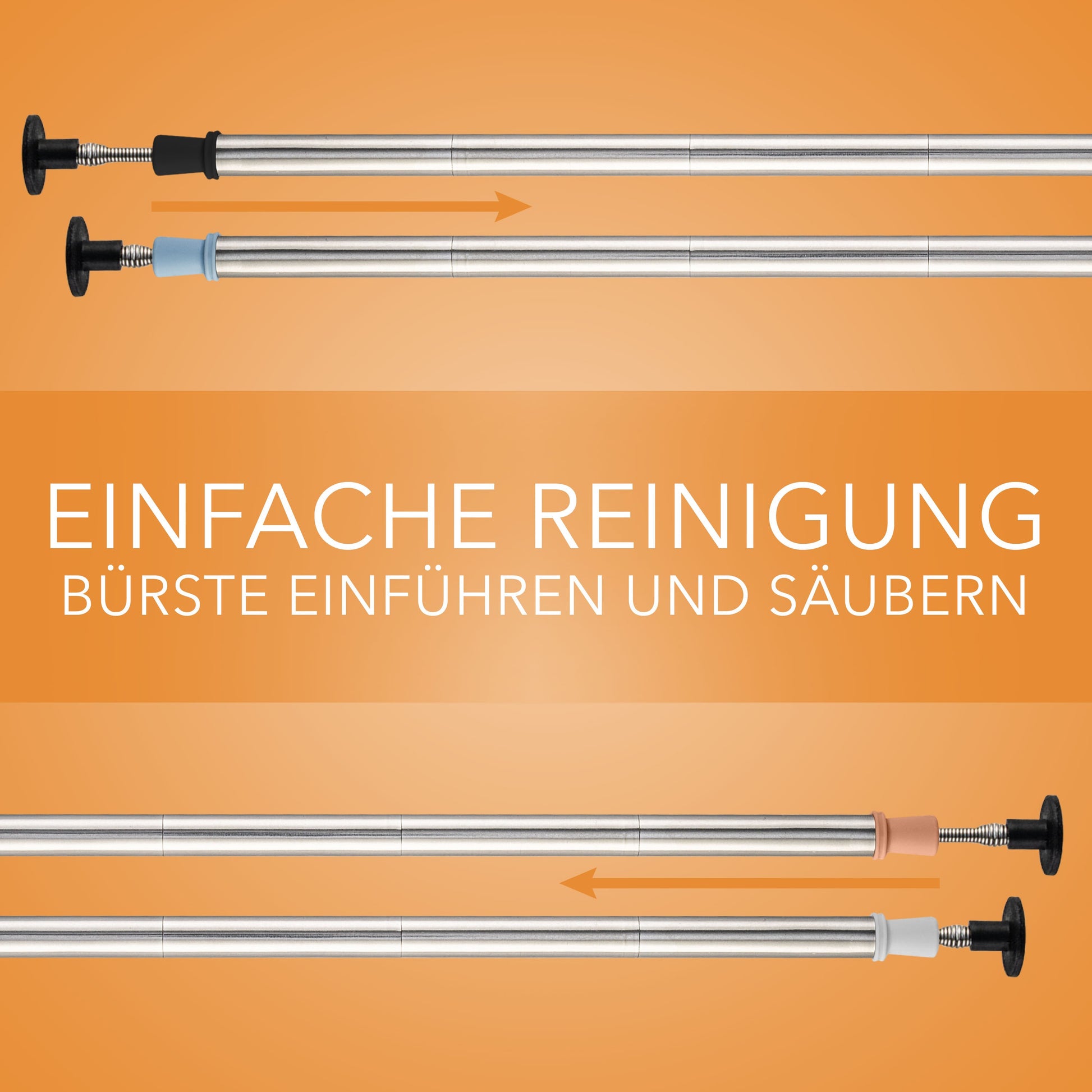 Praktische Trinkhalme aus Edelstahl und Silikon für jeden Anlass