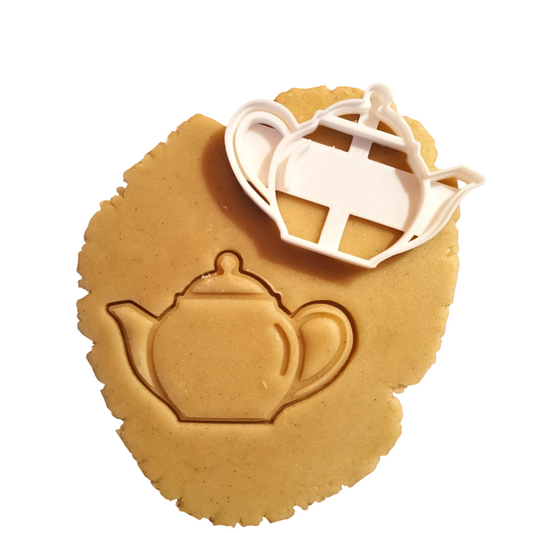 Teekanne Ausstechform für individuelle Keksdekorationen und Teezeremonien