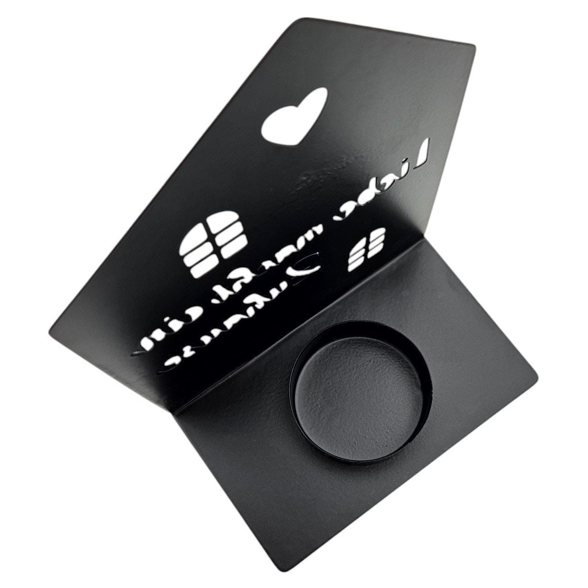 Teelichthalter Haus 2er Set Schwarz Metall Dekoration