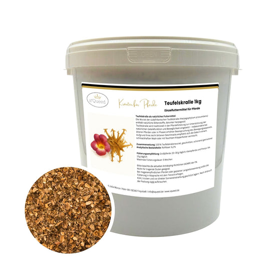 1kg geschnittene Teufelskralle für Pferde zur Unterstützung der Beweglichkeit