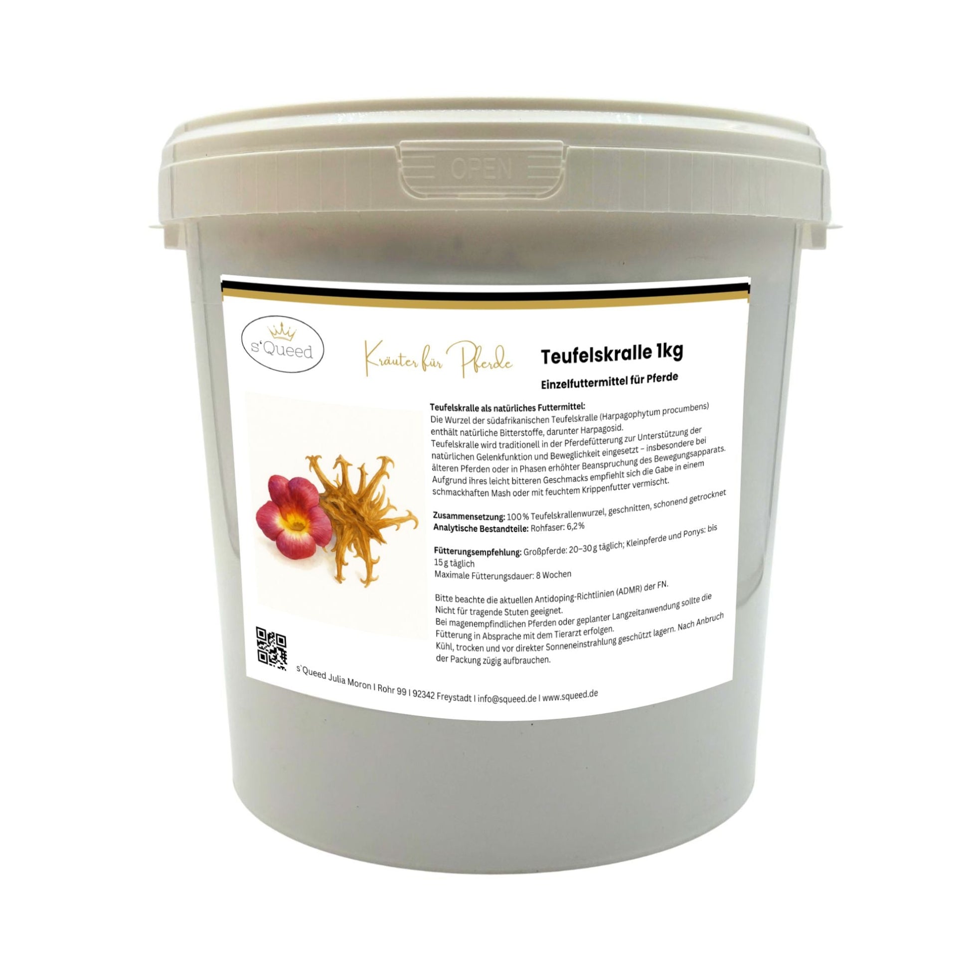 1kg geschnittene Teufelskralle für Pferde zur Unterstützung der Beweglichkeit