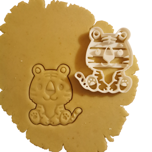 Tiger Ausstechform für kreative Kekse aus hochwertigem PLA