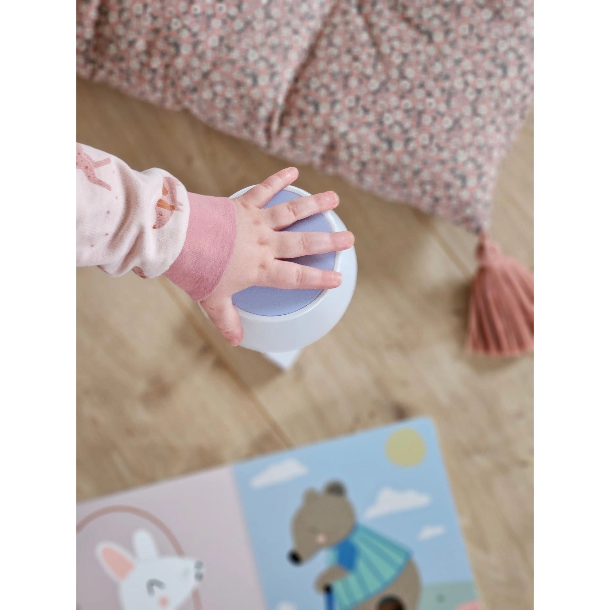 Tischleuchte Touch dimmbar LED Lampe Leuchte weiß silber kabellos Höhe 26 cm