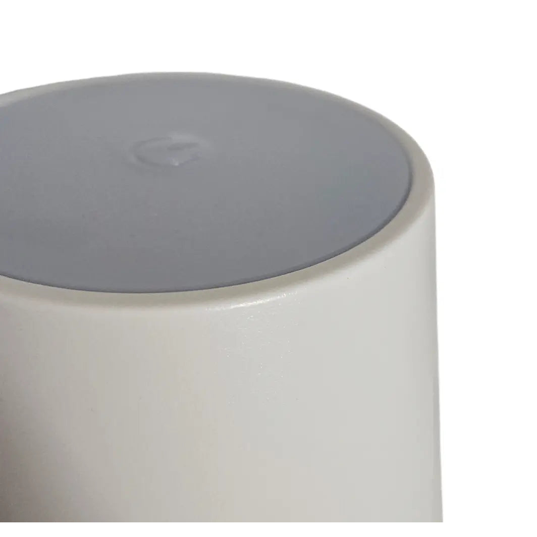 Tischleuchte Touch dimmbar LED Lampe Leuchte weiß silber kabellos Höhe 26 cm