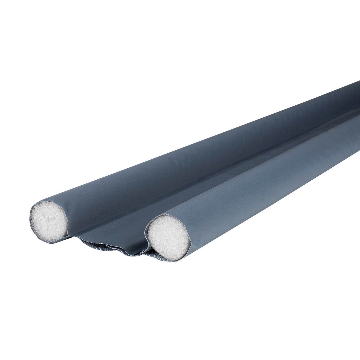 Zugluftstopper Doppeldichtung Energiesparendes 2er Set 95 cm Grau