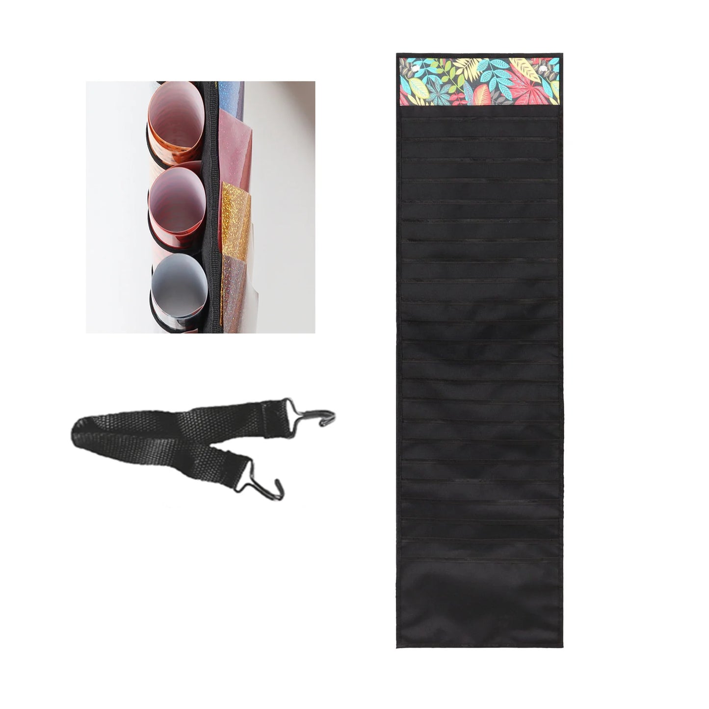 48 Fächer Vinyl Rollen Halter Hängetasche für Bastelmaterial