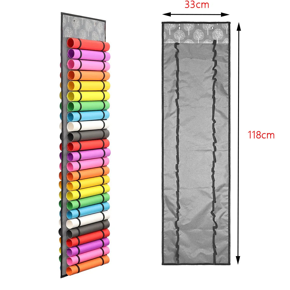 48 Fächer Vinyl Rollen Halter Hängetasche für Bastelmaterial