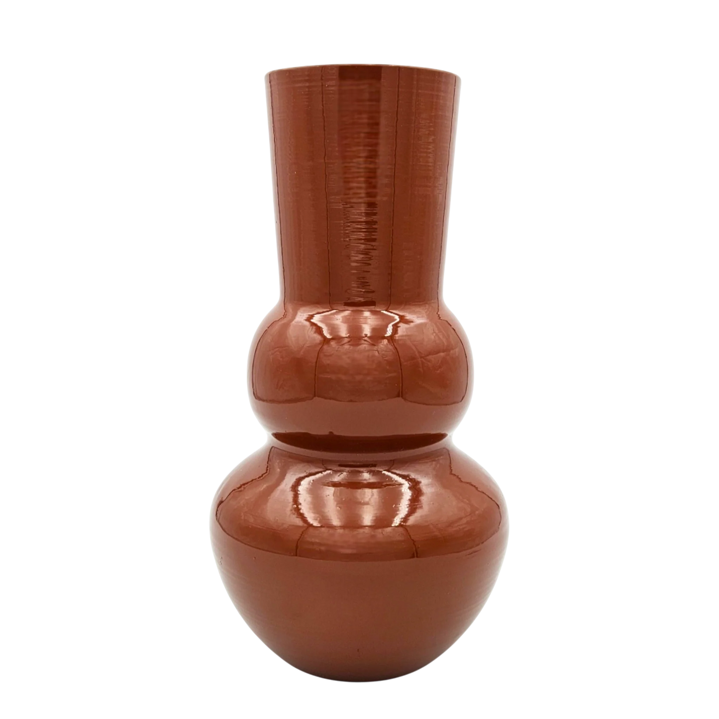 Vase Retro Zinkvase Beige Terrakotta 30x15 Blumenvase Dekovase Blumengefäß