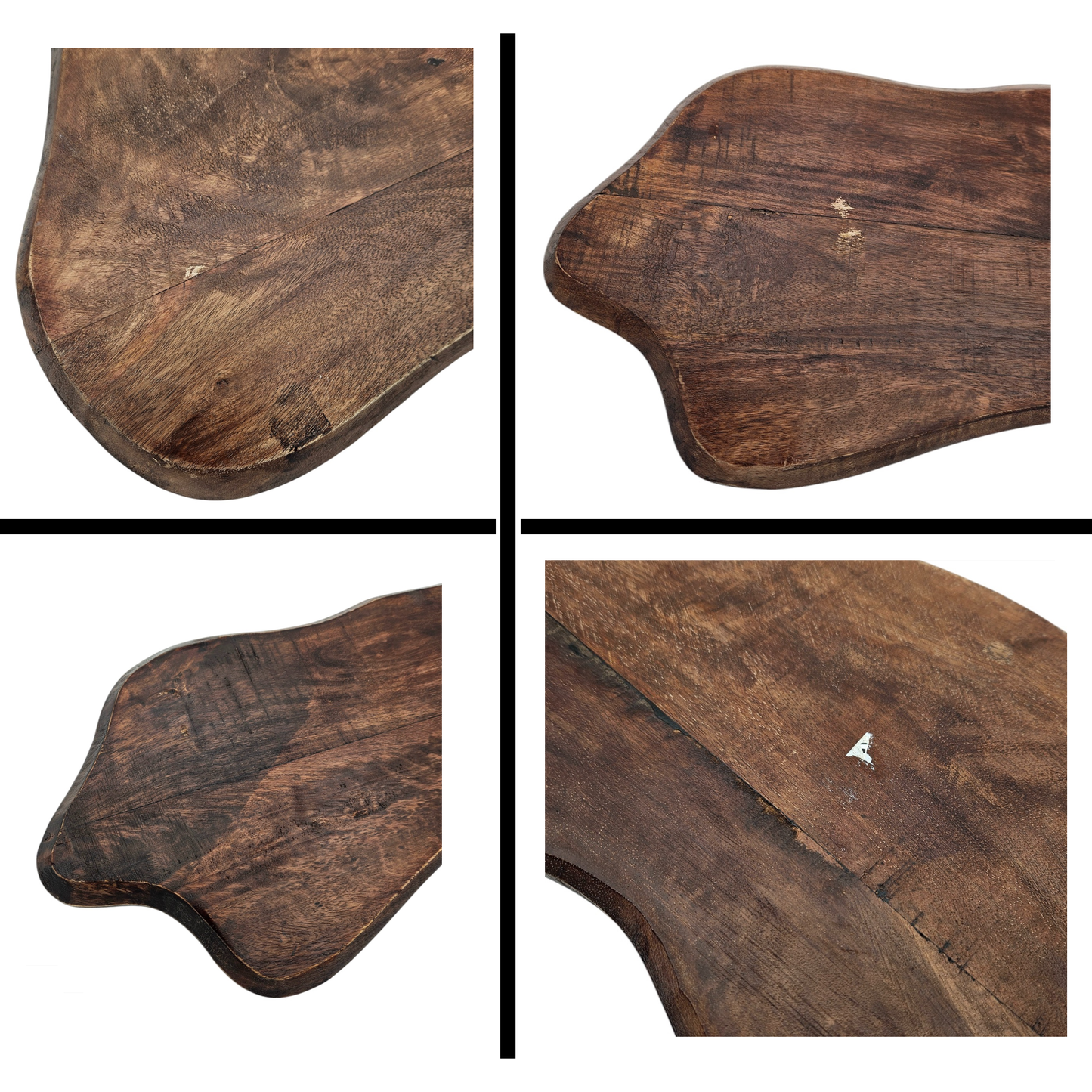 Großes Schneidebrett aus massivem Mangoholz 80 cm