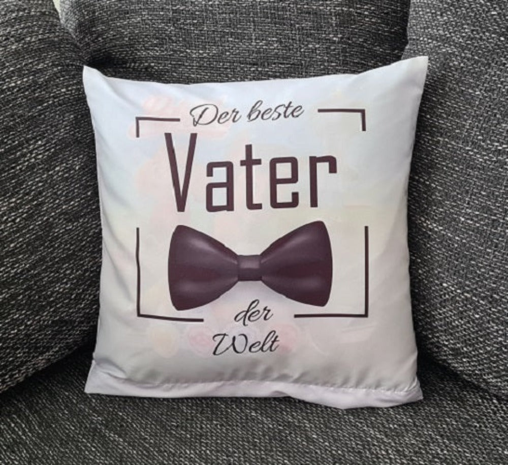 Vatertag Kissenbezug: Bester Vater der Welt - 40cm x 40cm-Tinisu
