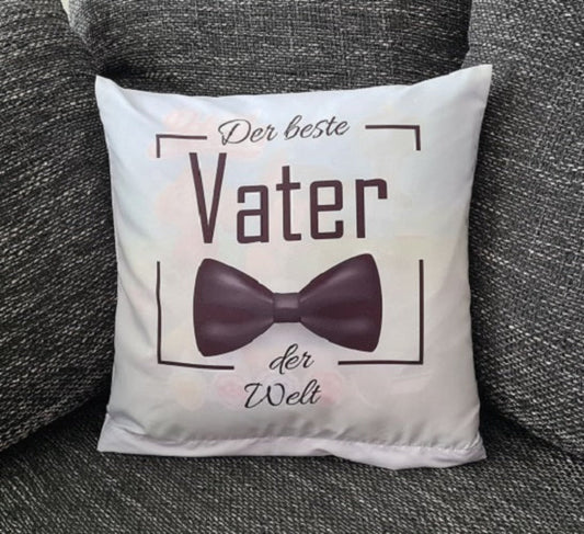 Vatertag Kissenbezug: Bester Vater der Welt - 40cm x 40cm-Tinisu