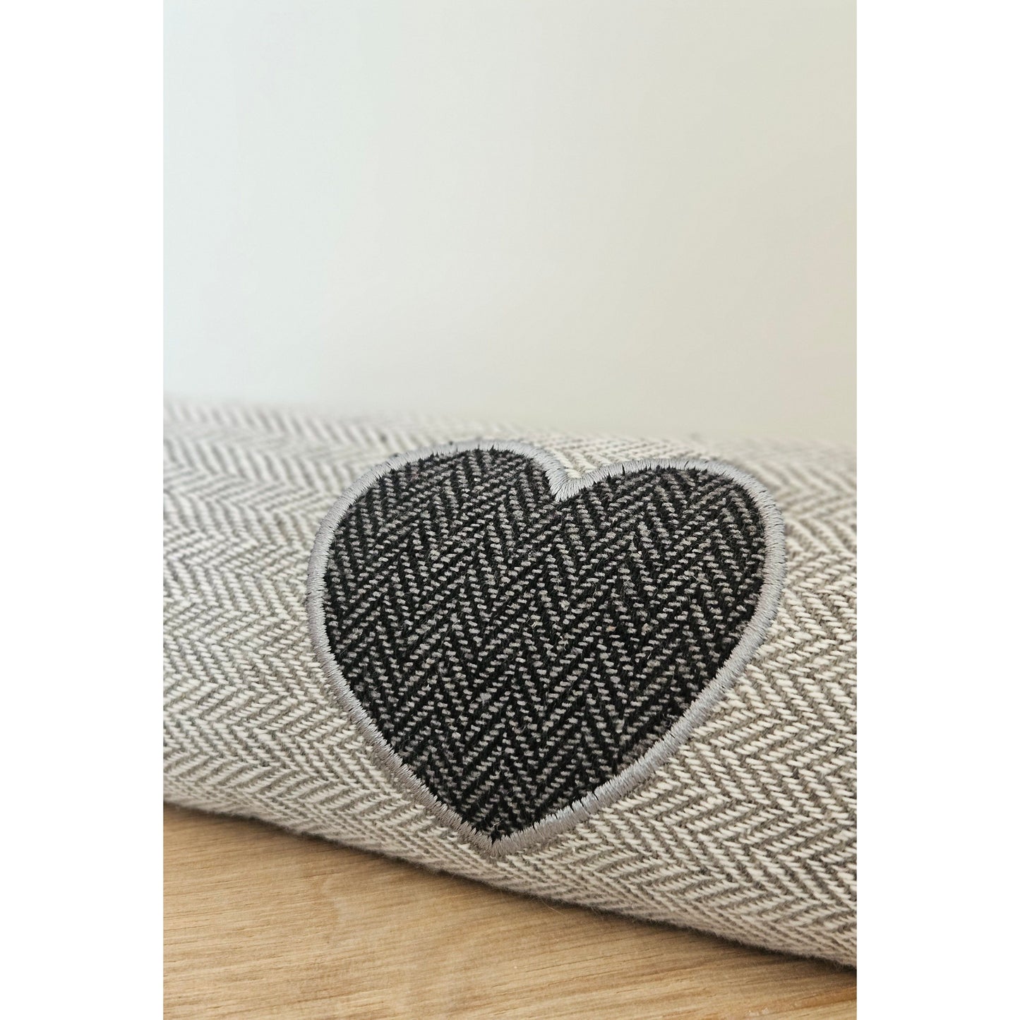 Zugluftstopper Windstopper Türdichtung Türvorleger Stern grau 90x10 cm