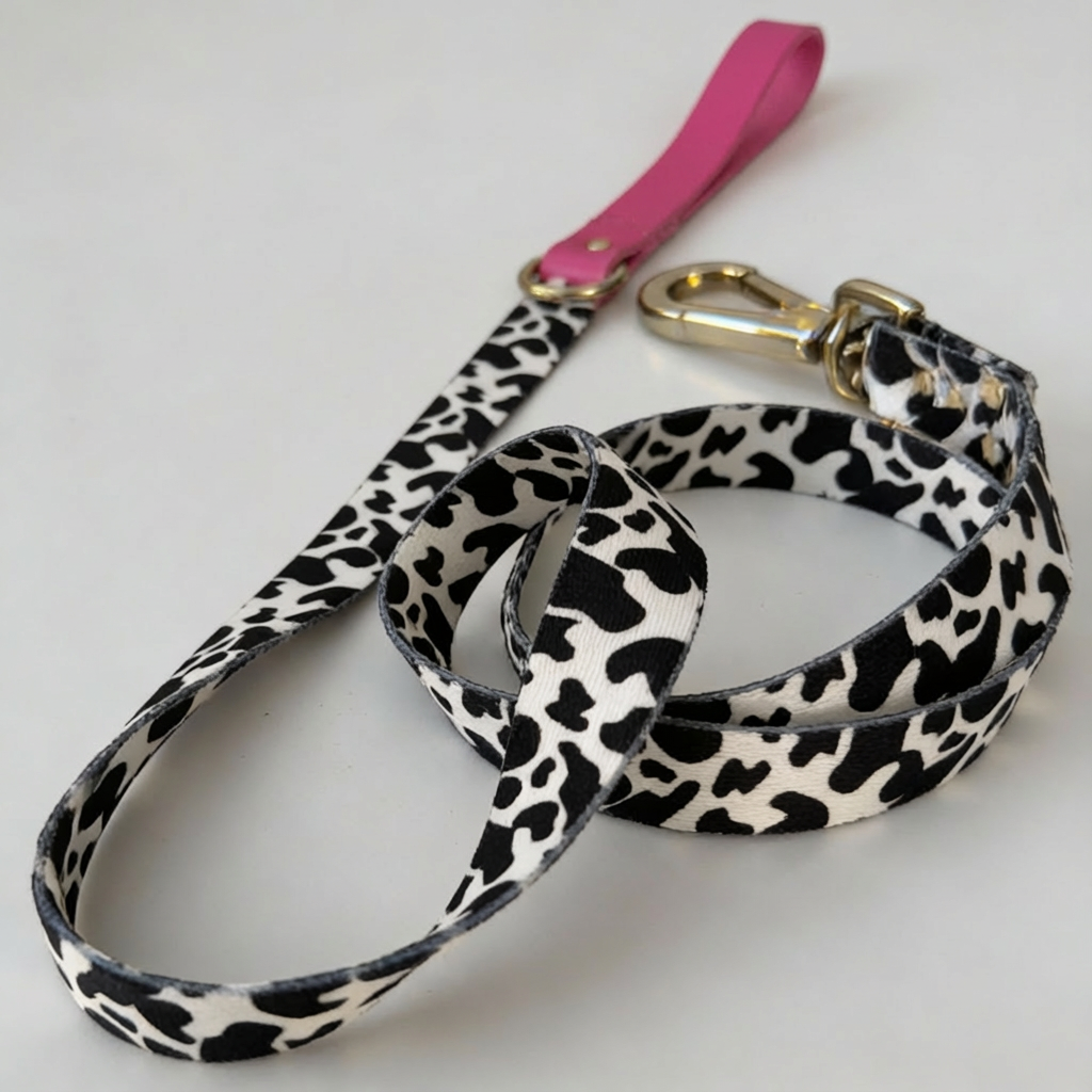 Leine CandyMix Hochwertige Hundeleine mit Goldakzenten Komfort