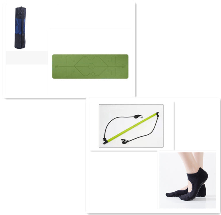 Stretching Pilates Stick für effizientes Home Stretch Training