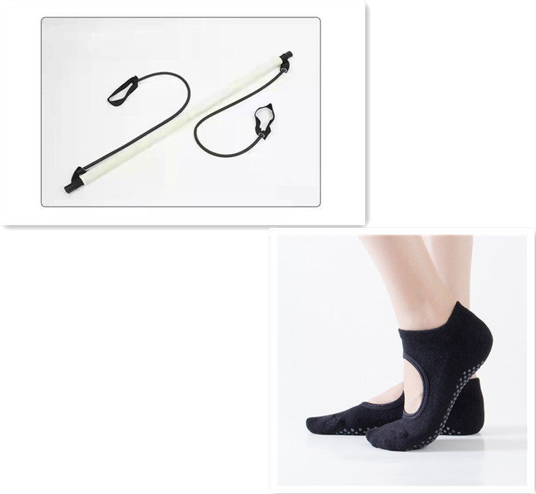 Stretching Pilates Stick für effizientes Home Stretch Training