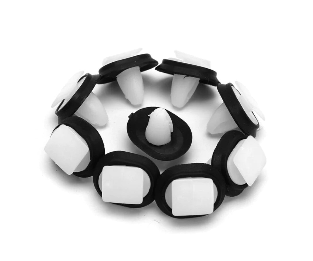 50 Befestigungsclips Verkleidung Seitenschutzleisten Fiat Ducato Citroen Jumper-Camping Pantheratec