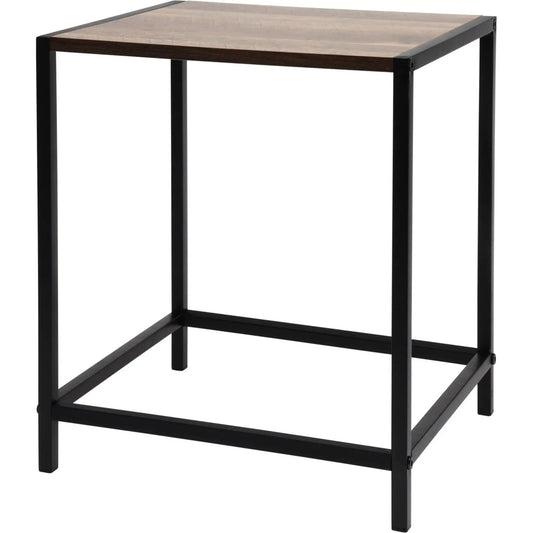 Beistelltisch Metall Holz Couchtisch Kaffeetisch Tisch Nachttisch schwarz Indoor - Yabubest - Home & More