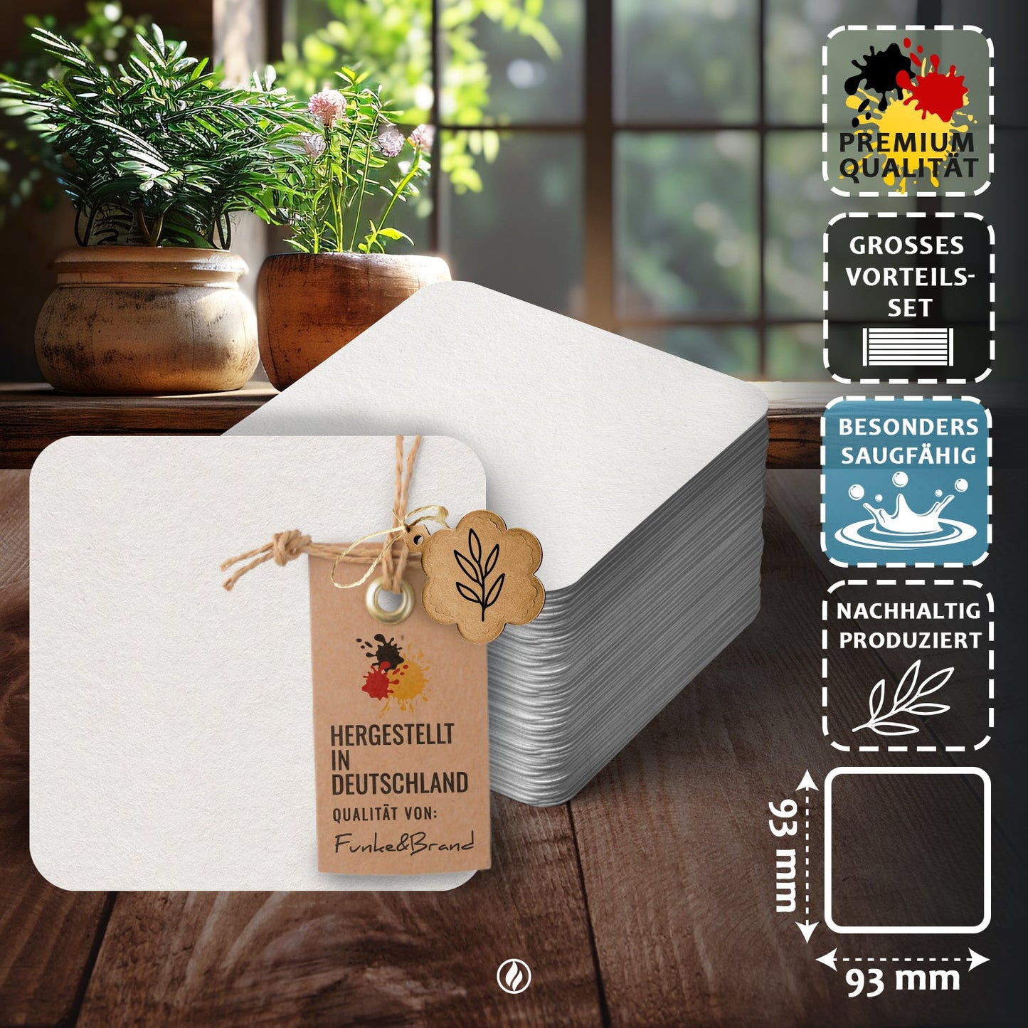 Freche Bierdeckel 50er Set mit Zweideutigen Sprüchen