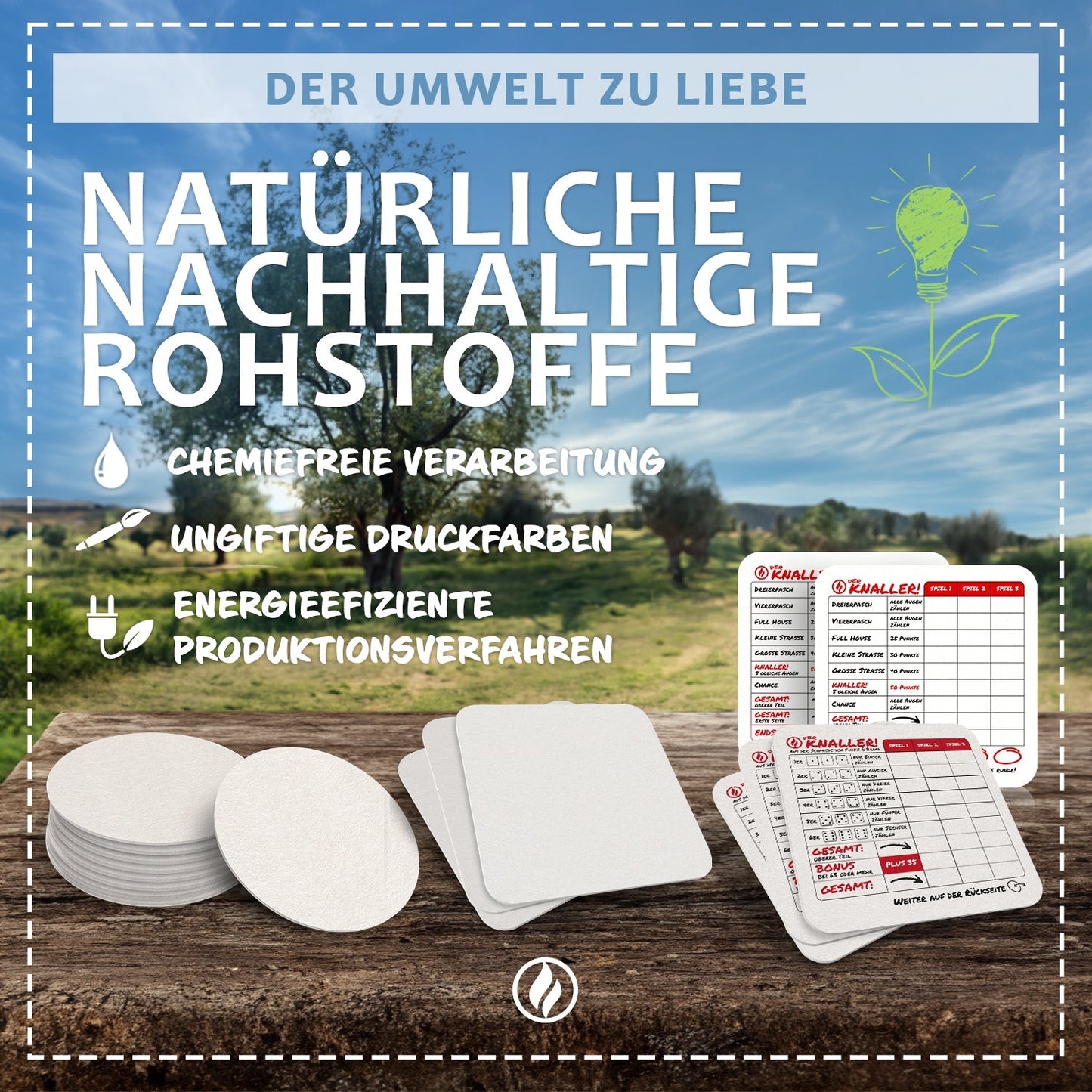 50er Set Fußball Bierdeckel Deutschland Party Deko