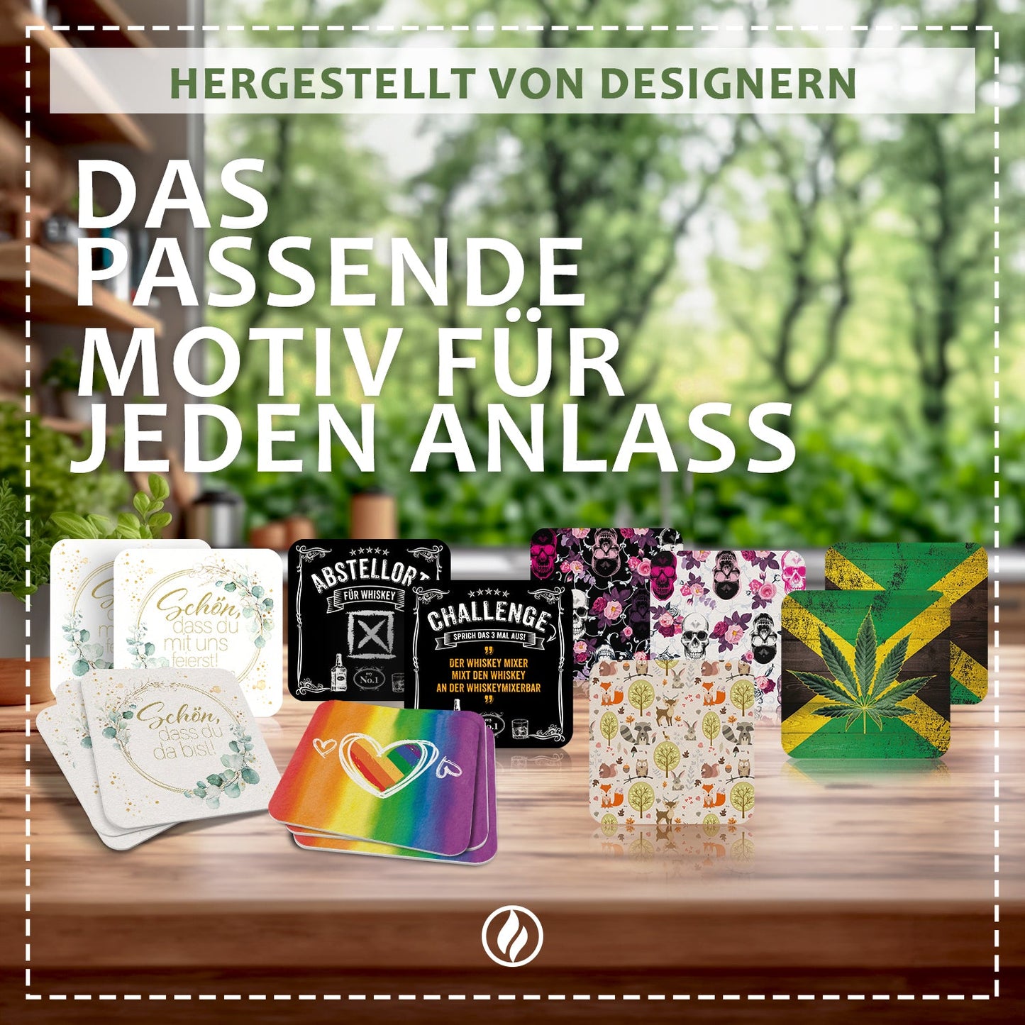 50 Bierdeckel bunt Bierkrug Party Geburtstag Grillen