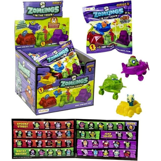 Zomlings Sammelfiguren mit Zom Mobile im Blindbag 24er Set