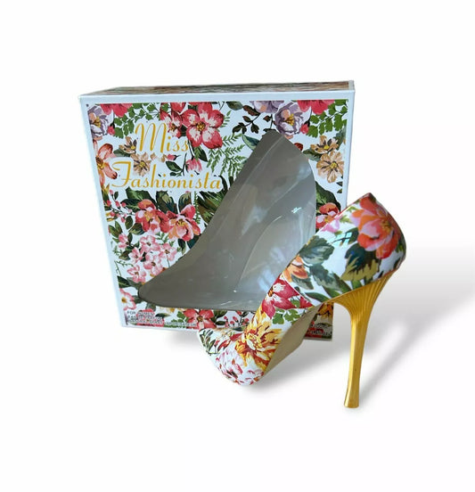 Damen Parfüm Stiletto mit Blumenmuster 100 ml Eau de Parfum Tiverton Miss Fashionista White-VewoTex