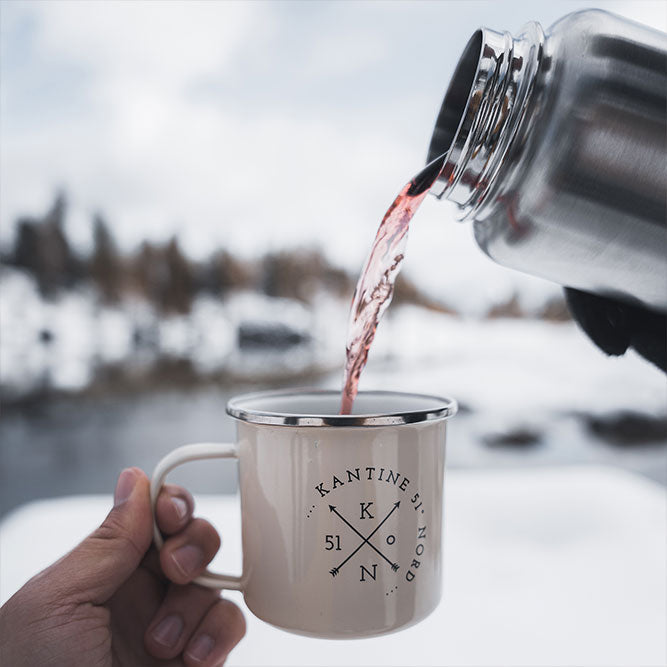 Isolierflasche aus Edelstahl für heiße und kalte Getränke