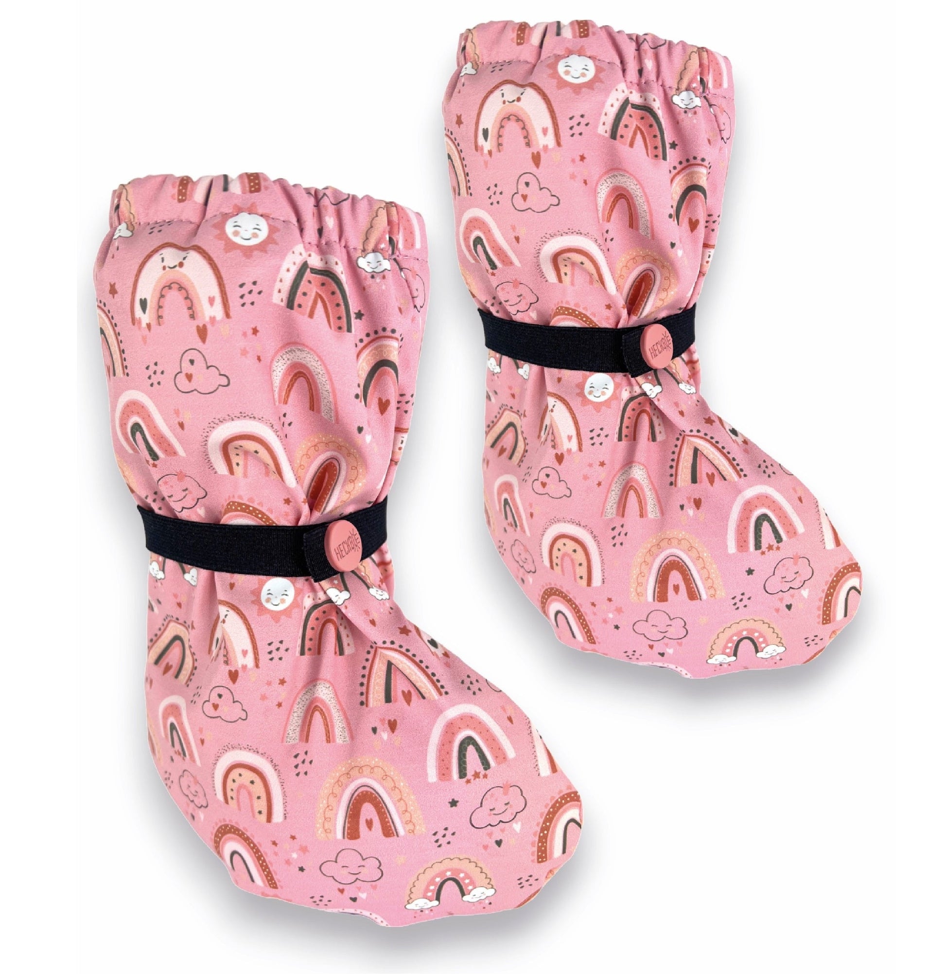 Wasserdichte Regenfüßlinge mit Fleece für warme Kinderfüße