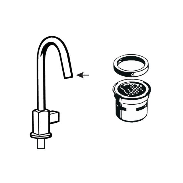 Cornat Wasserspar Strahlregler Einsatz 2 teilig bis 70 Prozent Wasser sparen-HEIMWERKA