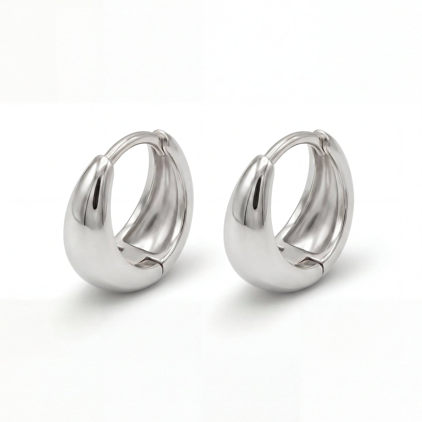 Creole Nara Light – Minimalistische Ohrringe aus 925 Silber-Studio Karl