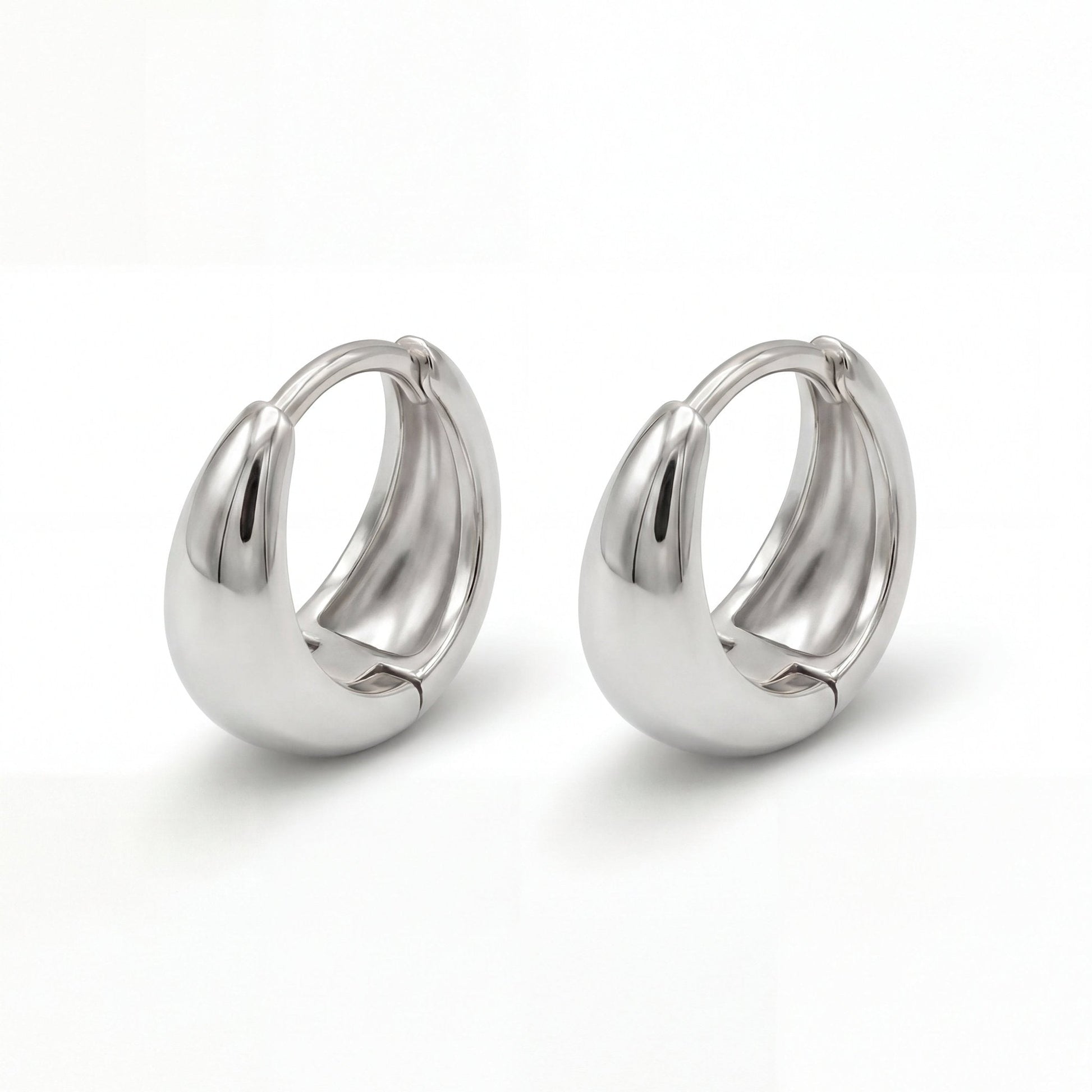 Creole Nara Light – Minimalistische Ohrringe aus 925 Silber-Studio Karl