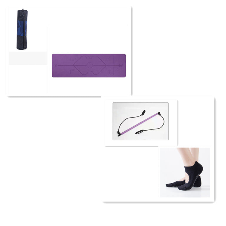 Stretching Pilates Stick für effizientes Home Stretch Training