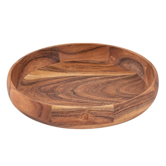 Holzschale - Deko Schale - Obstschale - Holz ø30cm - lebensmittelecht - Akazie massiv