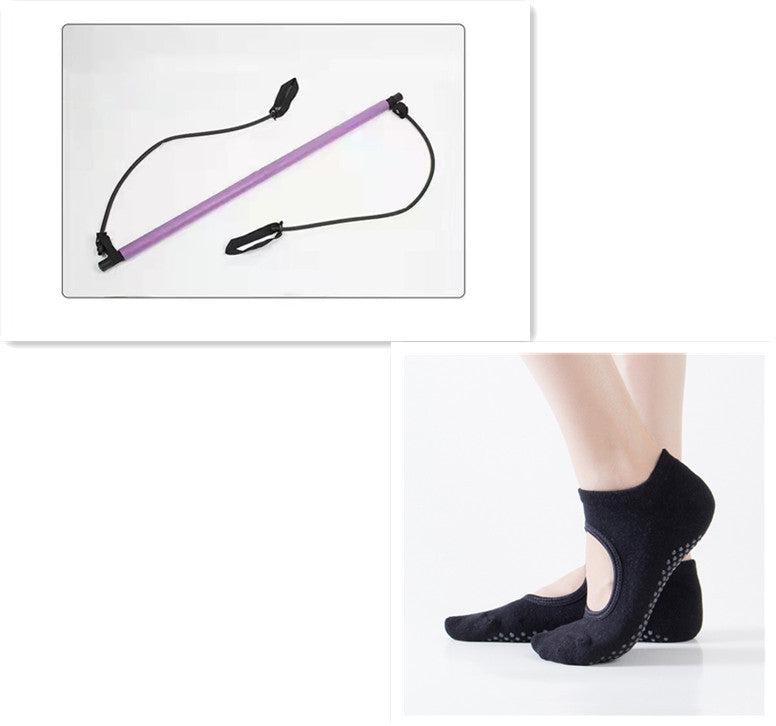 Stretching Pilates Stick für effizientes Home Stretch Training