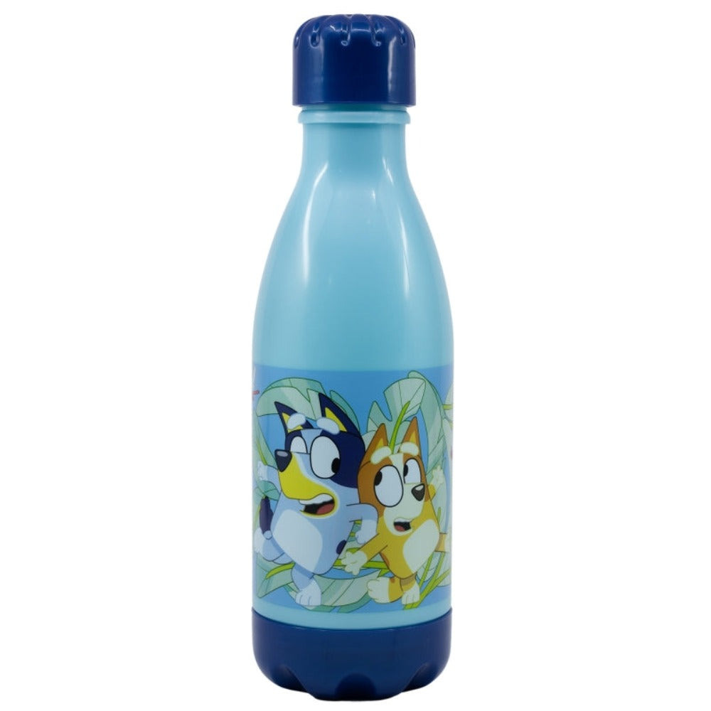 Bluey Plastikflasche mit Schraubverschluss 560 ml Trinkflasche mit Motiv-Tinisu