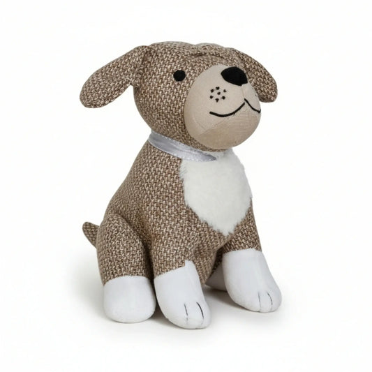 Dekorativer Türstopper für Zuhause und Büro Boden-Türstopper Stofftier karierter Hund - Yabubest - Home & More