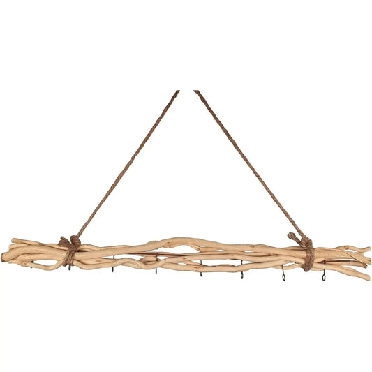 Dekozweige Holz 8 Haken Fensterdeko Hängeast Weide Äste braun Hängezweige 80 cm - Yabubest - Home & More