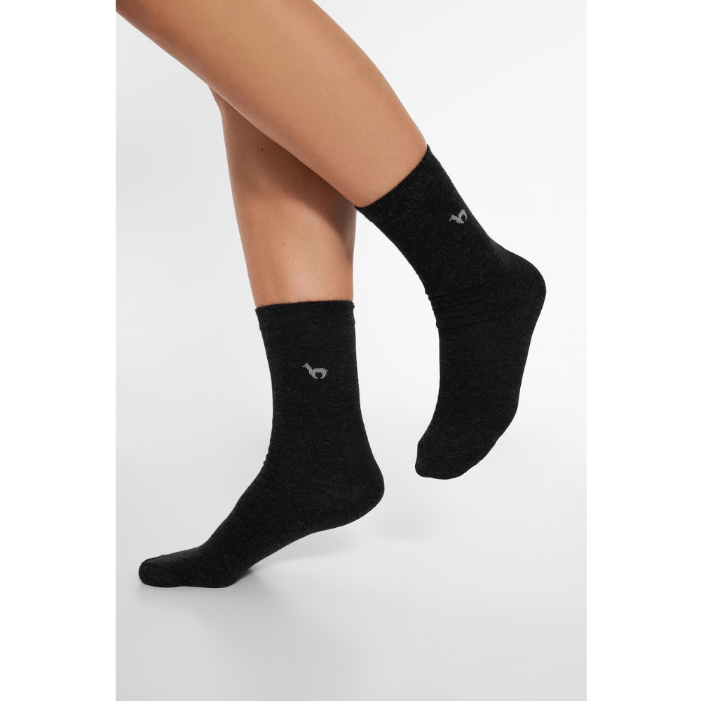Apu Kuntur Alpaka Business Premium Socken aus Baby Alpaka und Baumwolle-Verdancia