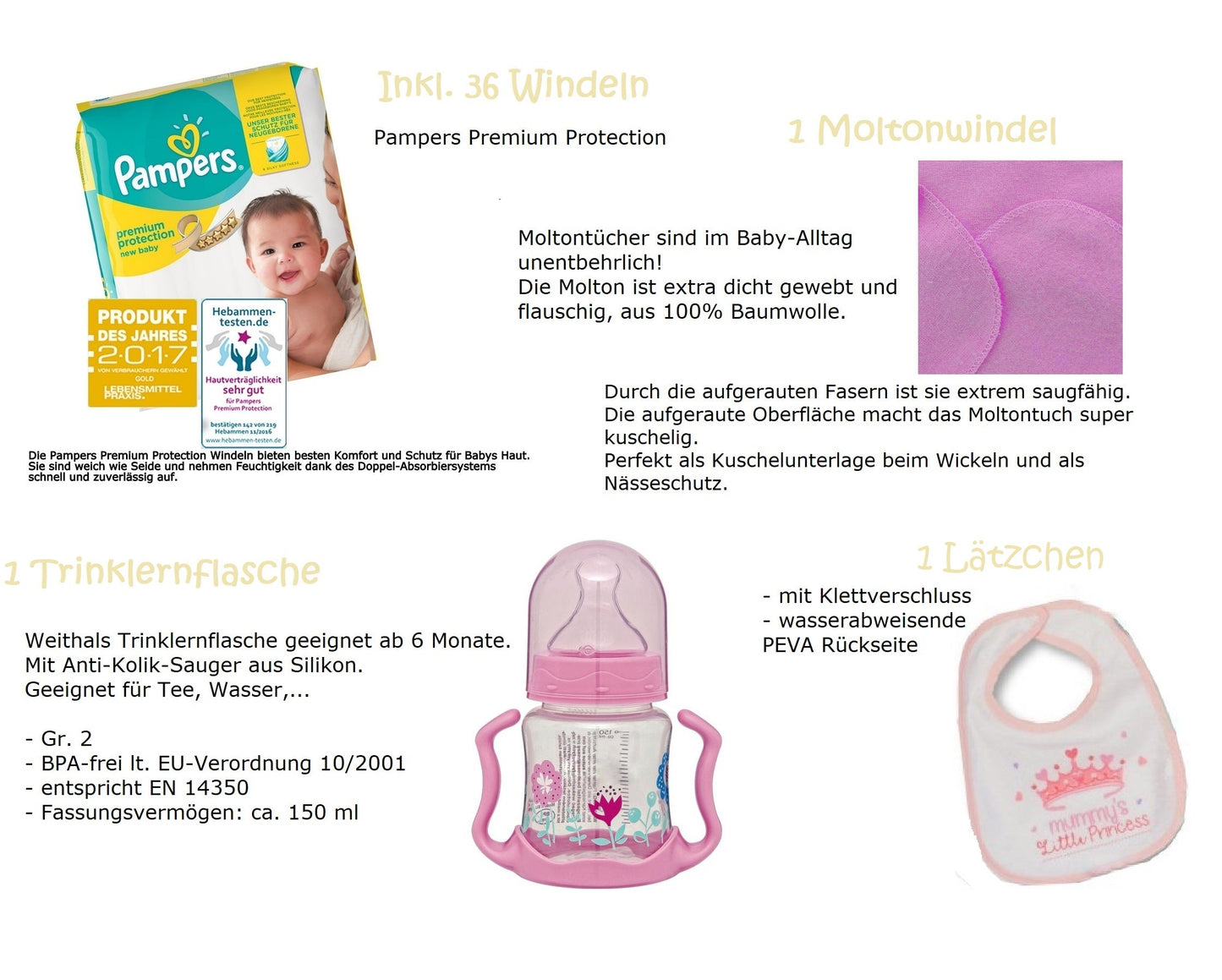 Windeltorte Windeldreirad CRUISER rosa-dubistda