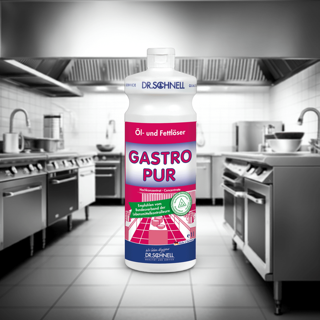 Effektiver Öl- und Fettlöser für Profis in Großküchen und Industrie-mundizio