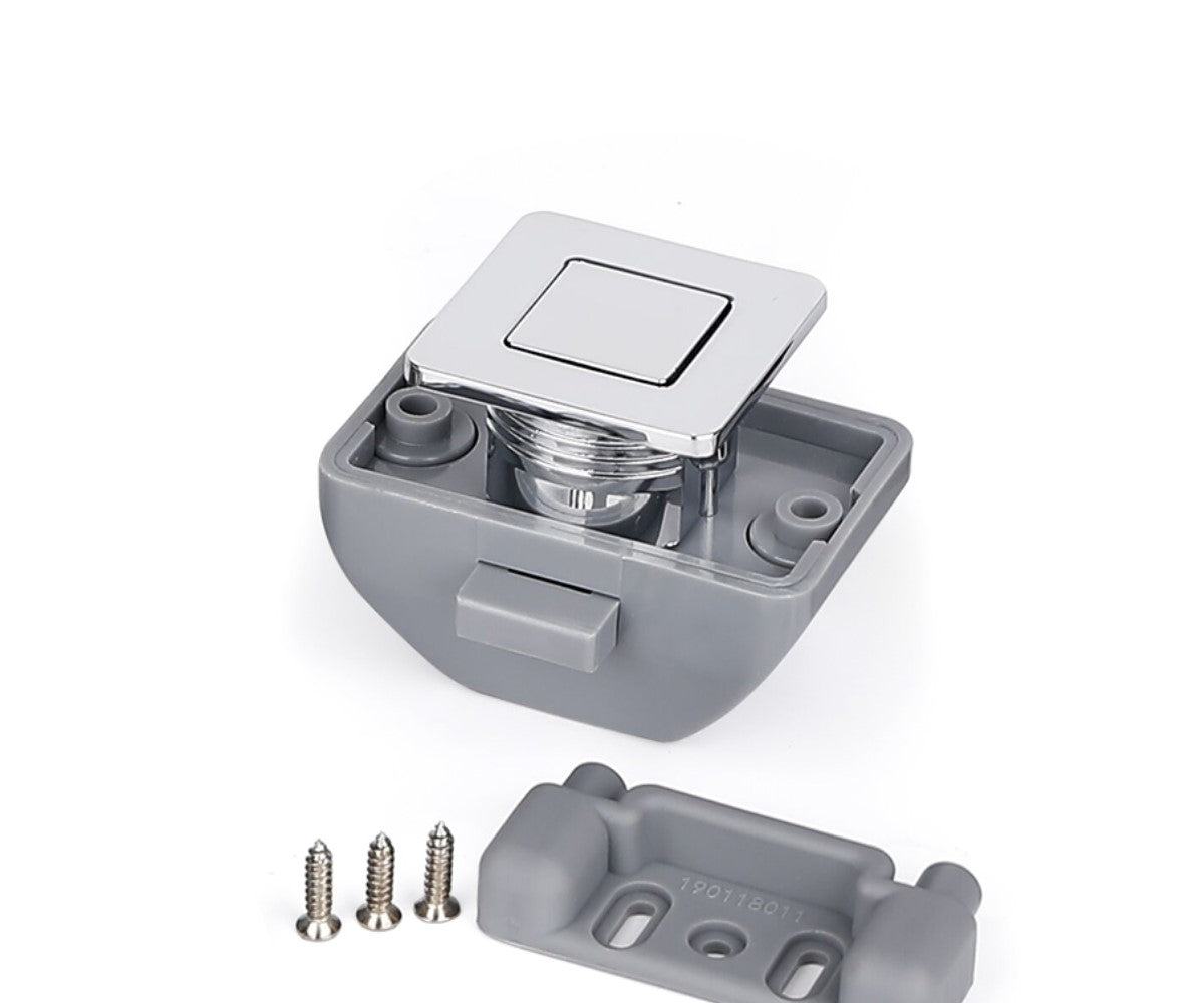 Camper Möbelschloss quadratisch für 15mm Wandstärke Schließsystem