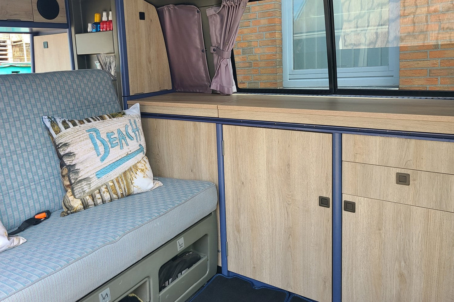 Camper Möbelschloss quadratisch für 15mm Wandstärke Schließsystem