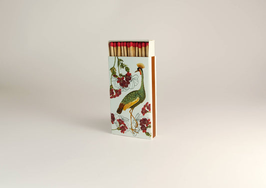 Vintage Streichhölzer – Lange Streichhölzer mit künstlerischem Motiv „Heron“