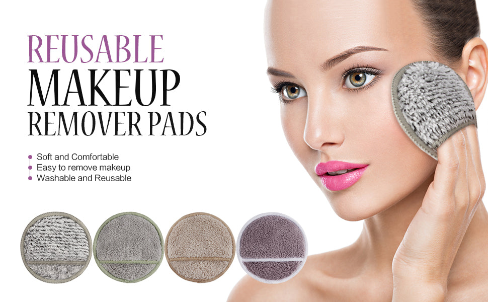 Weiche wiederverwendbare Mikrofaser Reinigungspads 8 cm