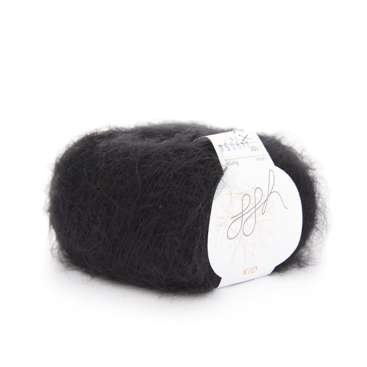 ggh Kid Mohairwolle Farbe Schwarz 101 Lacegarn