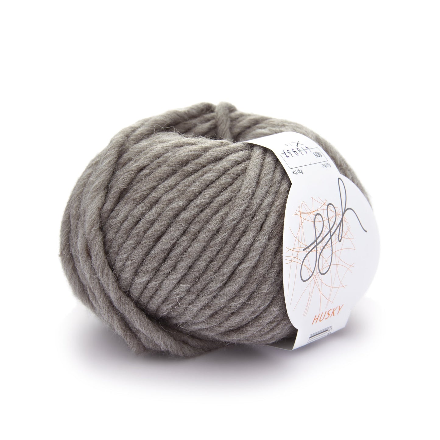 Warmes und weiches Strickgarn in steingrau für kreative Projekte