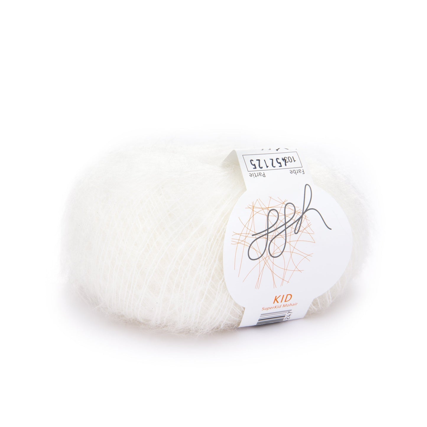 ggh Kid Mohairwolle Farbe 103 Weiß Lacegarn