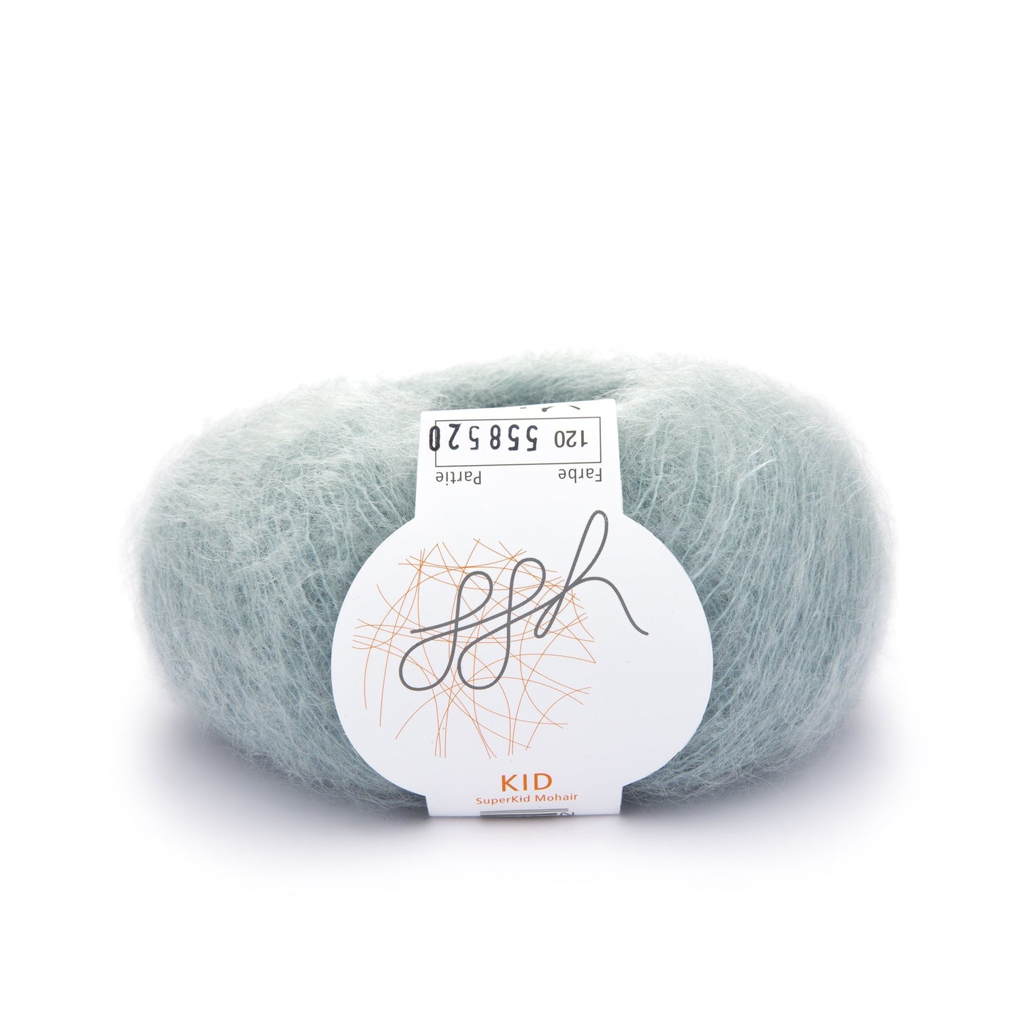 ggh Kid 120 Schimmerndes Glas Mohairwolle Lacegarn