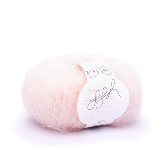 ggh Kid Mohairwolle 144 Puderrosé Lacegarn